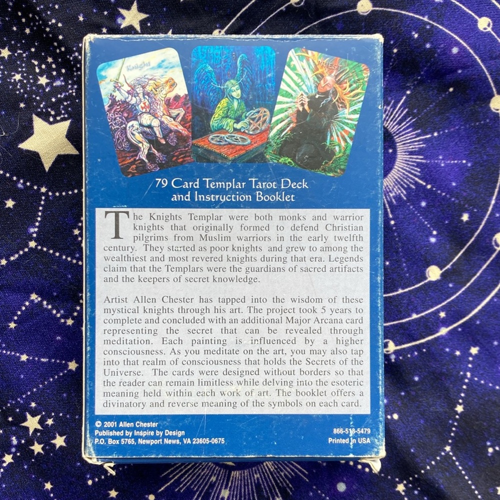Vintage Templar Tarot cards - Picture 2 of 5